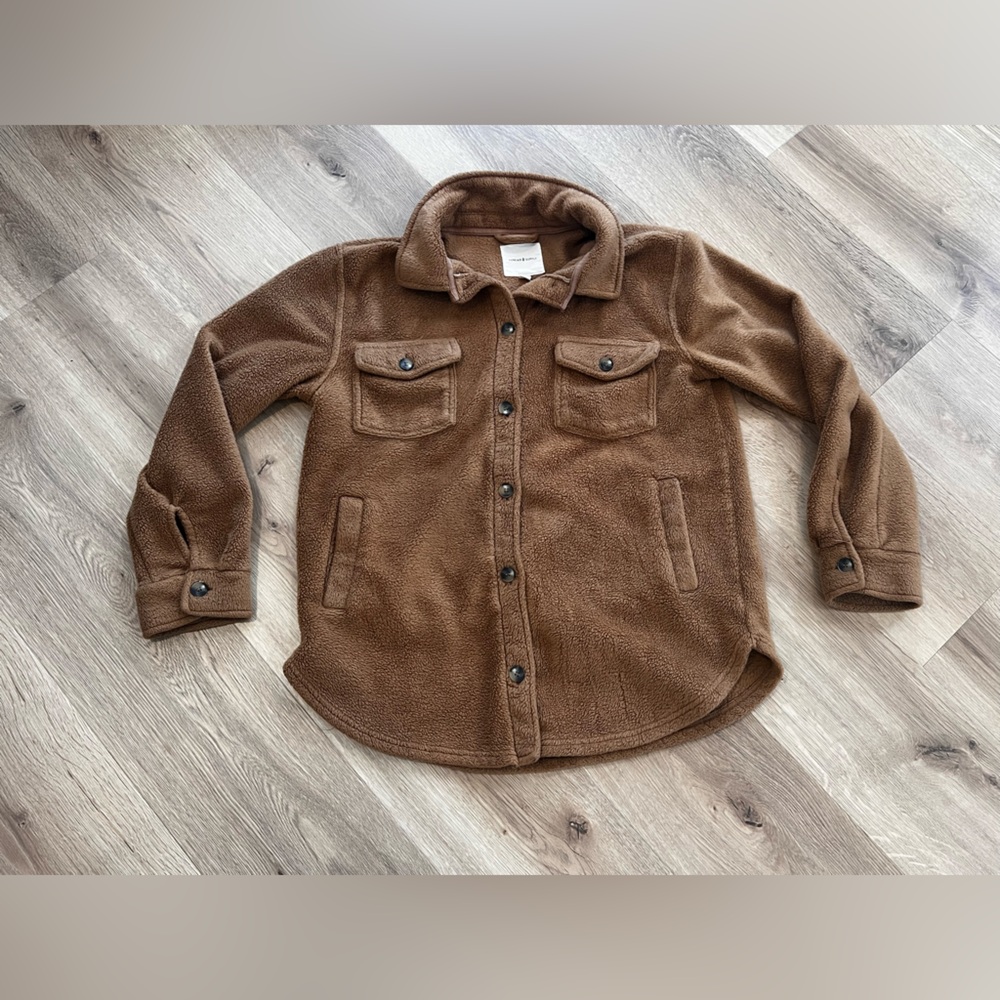 Thread & Supply Shacket in Toasted Coconut - Picture 7 of 11